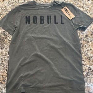 NOBULL Youth Medium Dark Green Short Sleeve Tee